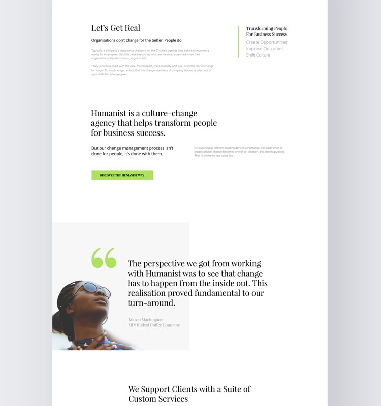 Humanist Services Page