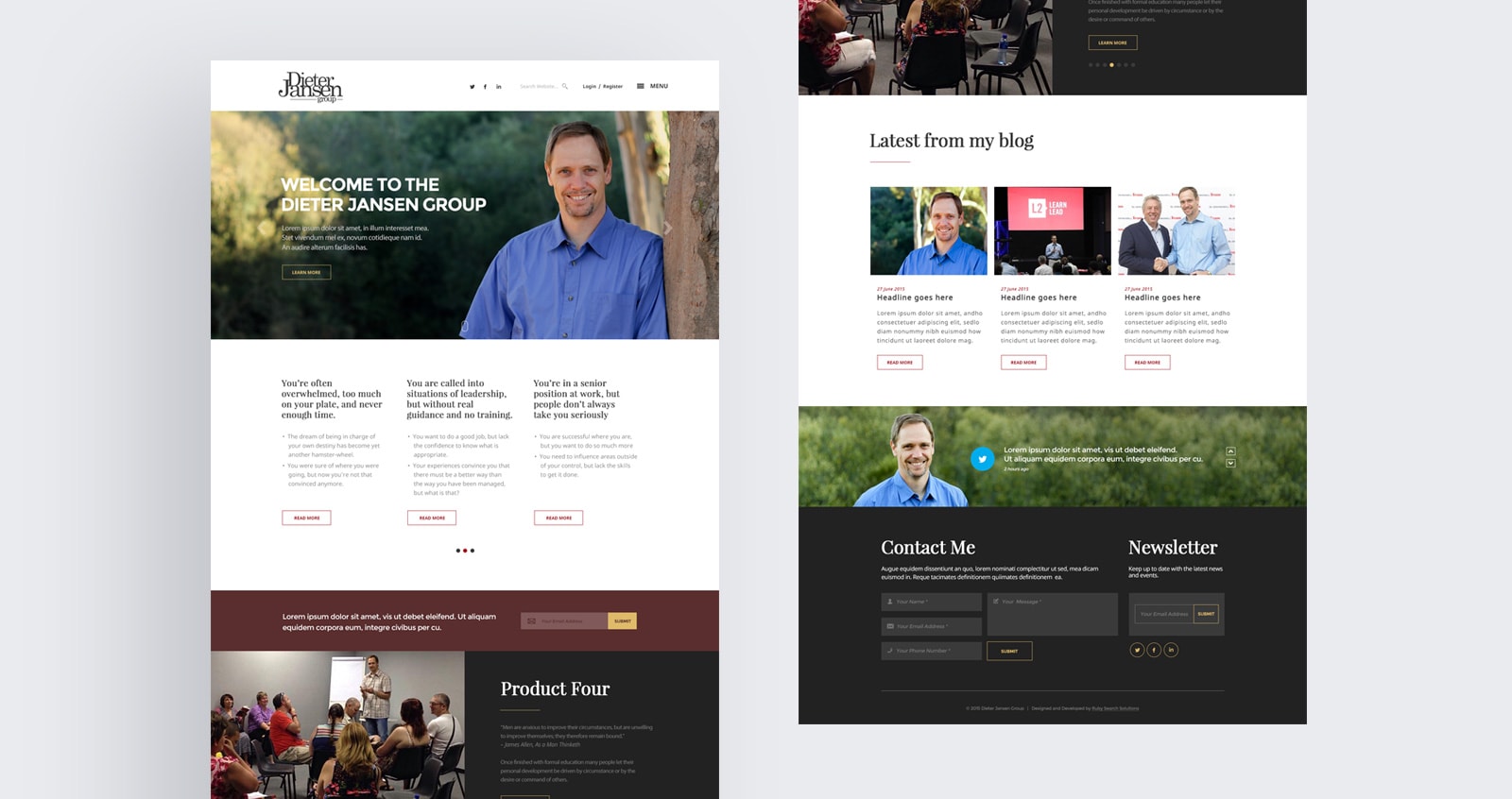Dieter Jansen Homepage Image